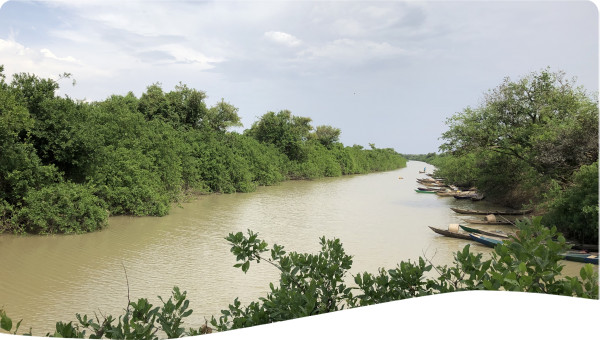 Nabogo River in the White Volta Basin 